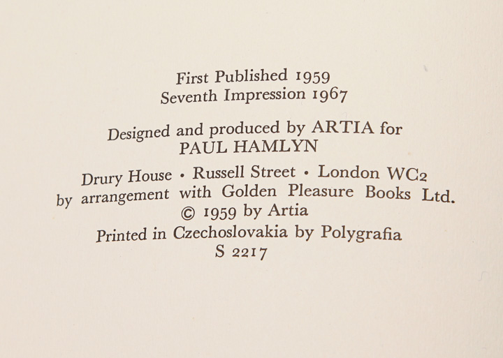 1950's Czechoslavkian Printing of Hans Christian Andersen Fairy Tale's