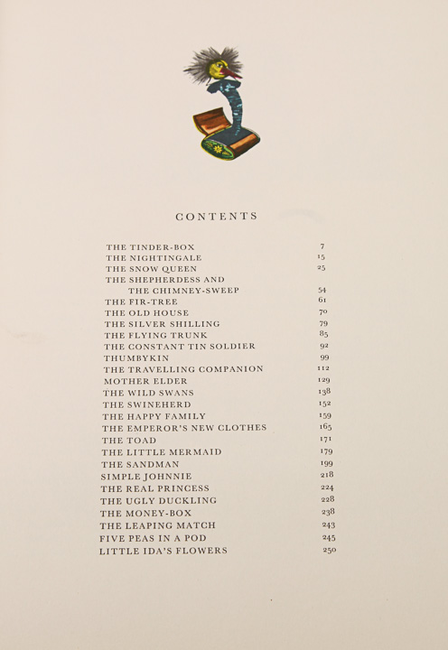 1950's Czechoslavkian Printing of Hans Christian Andersen Fairy Tale's