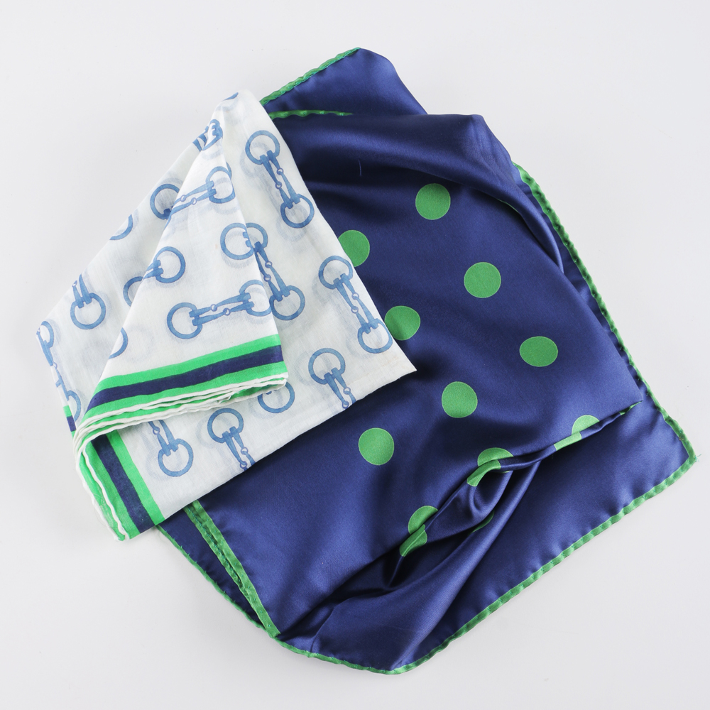 Pair of Gucci Handkerchiefs