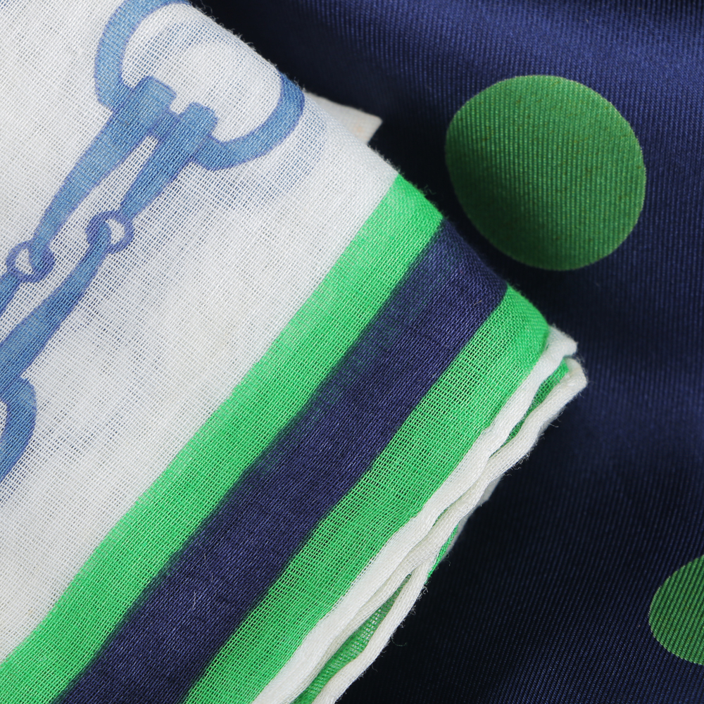 Pair of Gucci Handkerchiefs