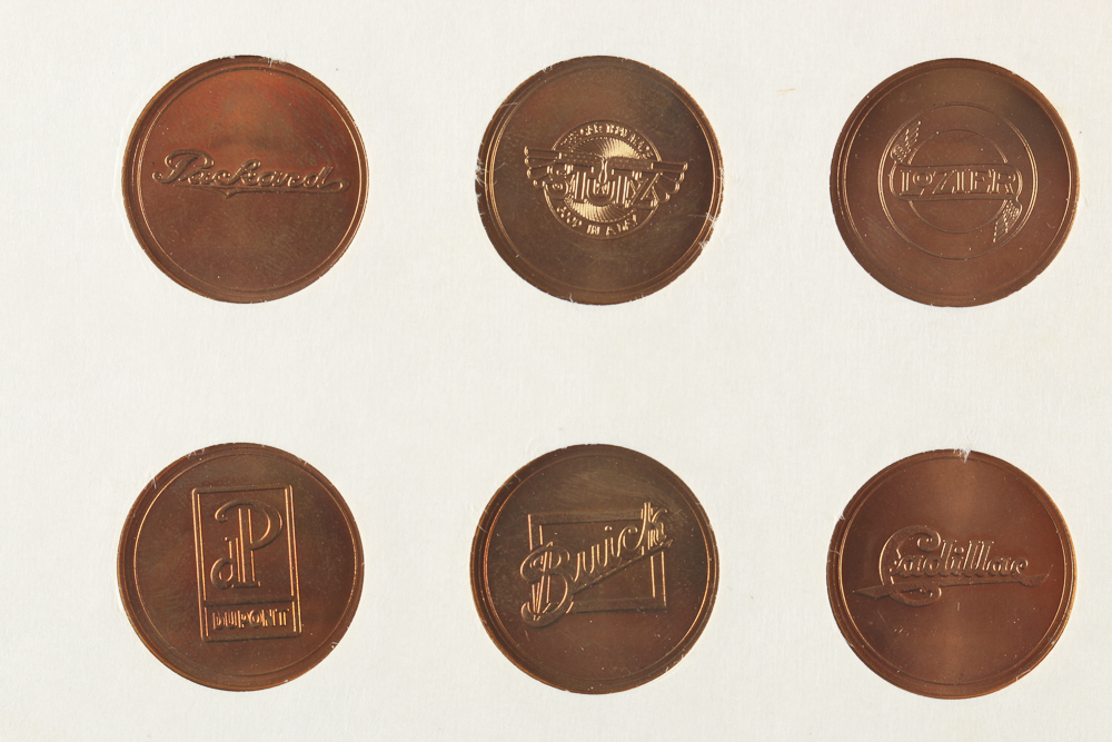 Franklin Mint Antique Car Coin Collection Series 1