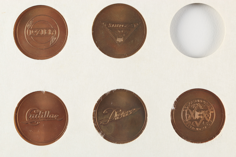 Franklin Mint Antique Car Coin Collection Series 1