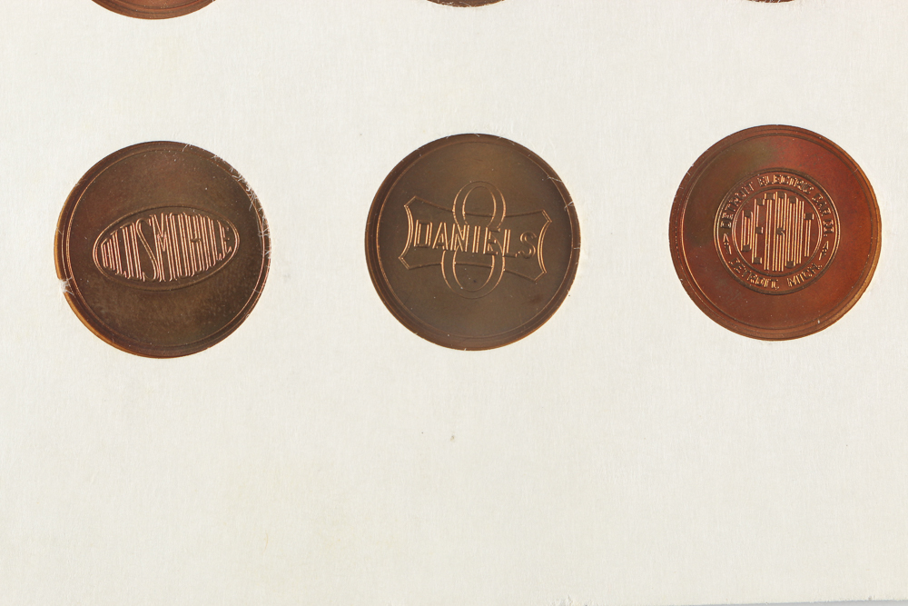 Franklin Mint Antique Car Coin Collection Series 1