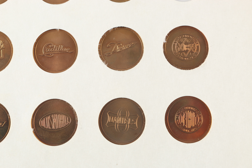 Franklin Mint Antique Car Coin Collection Series 1