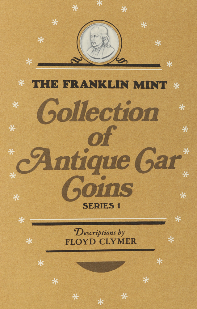 Franklin Mint Antique Car Coin Collection Series 1