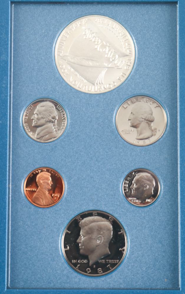 United States 1987 Prestige Set