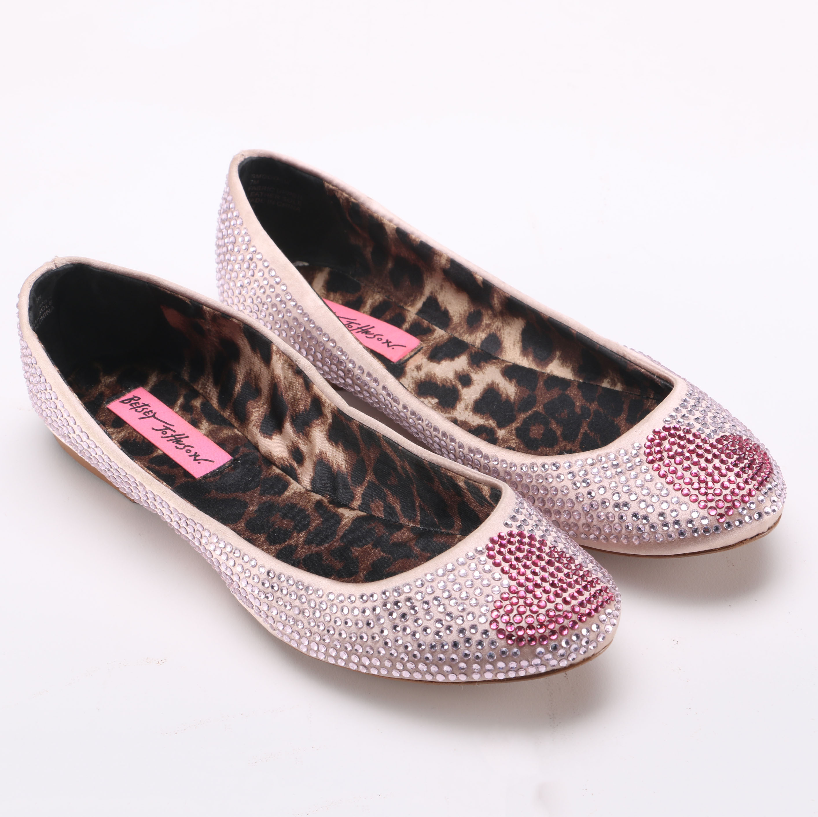 Pair of Betsey Johnson Studded Flats