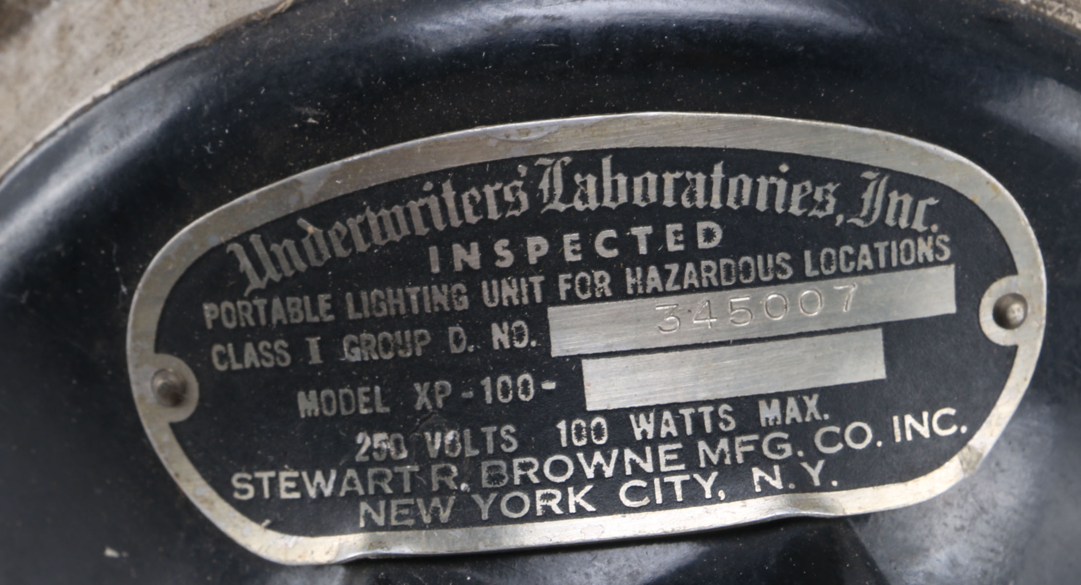 Portable Hazard Lighting Unit