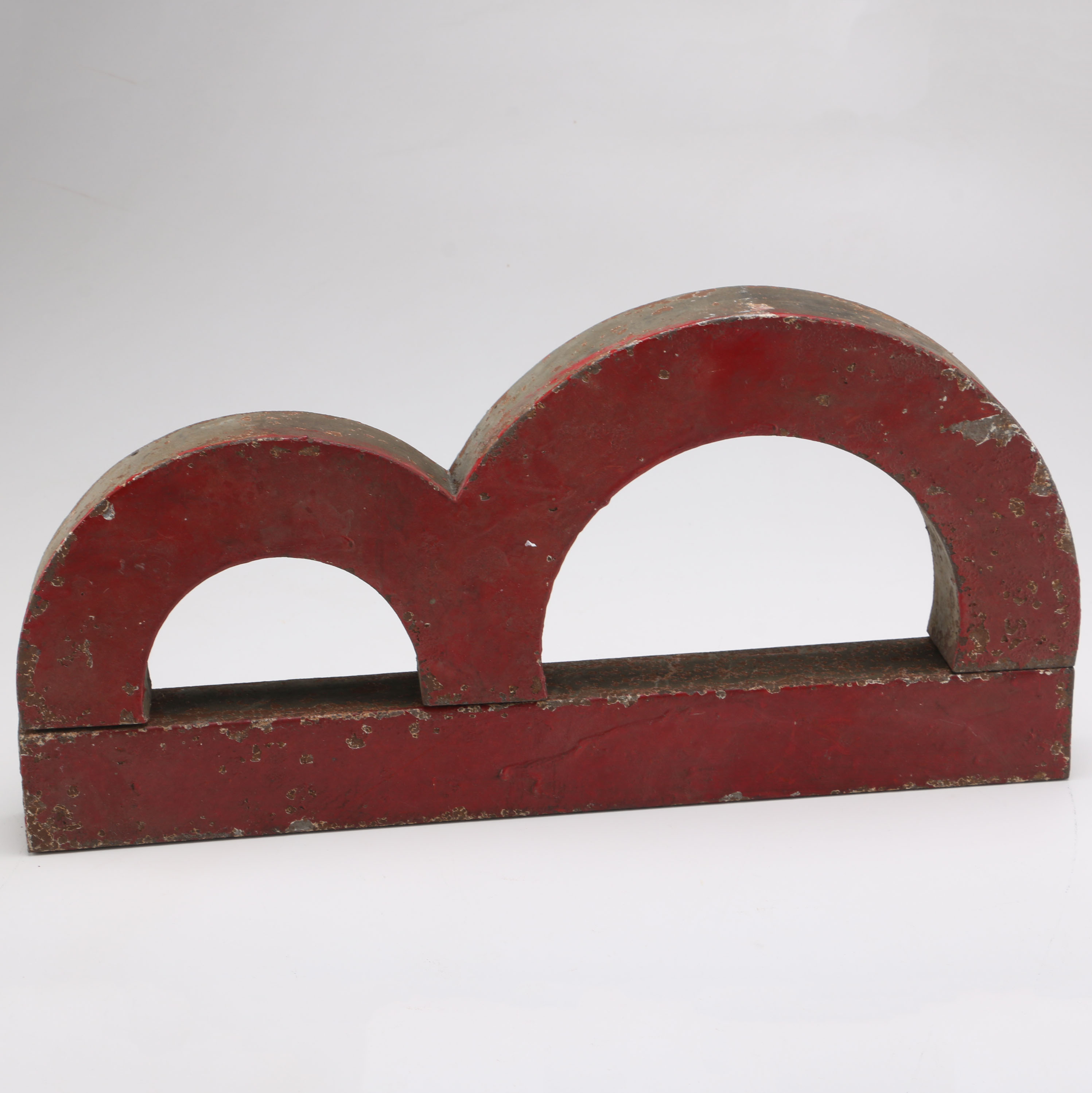 Vintage Rustic Metal Sculpture