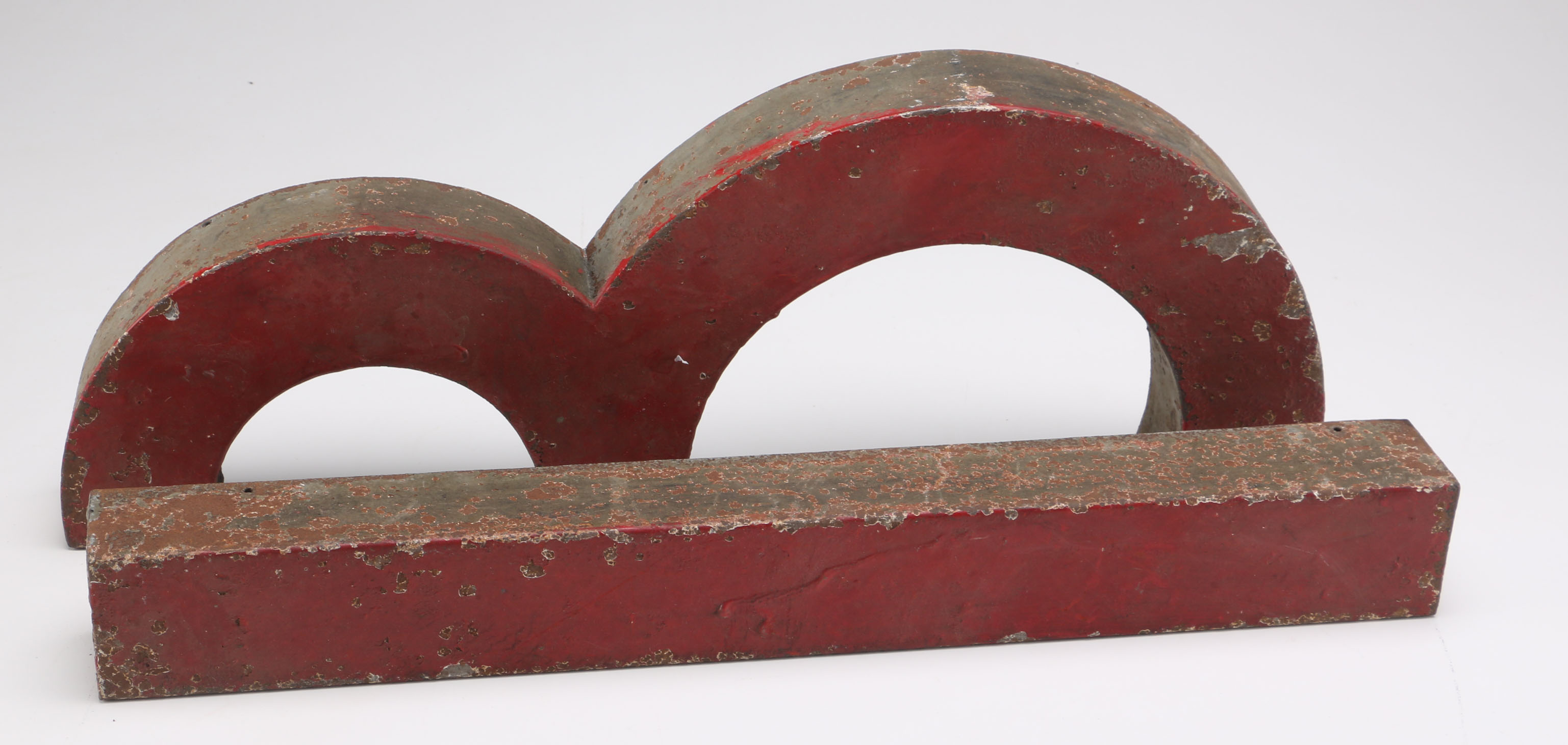 Vintage Rustic Metal Sculpture
