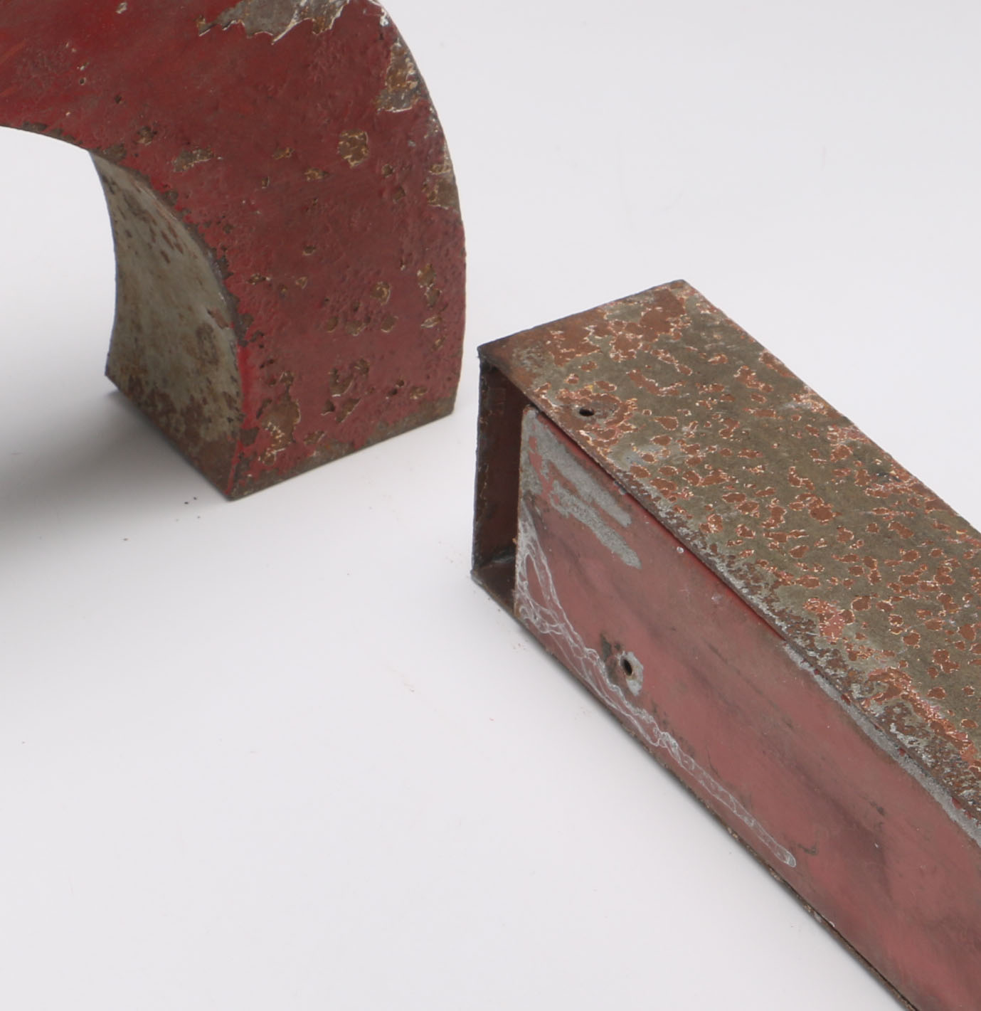 Vintage Rustic Metal Sculpture