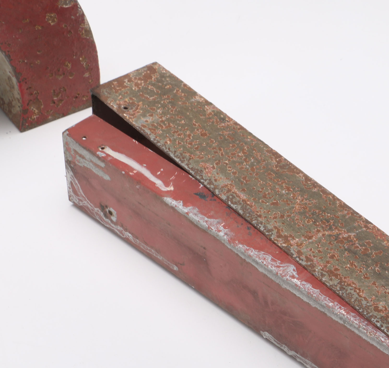 Vintage Rustic Metal Sculpture