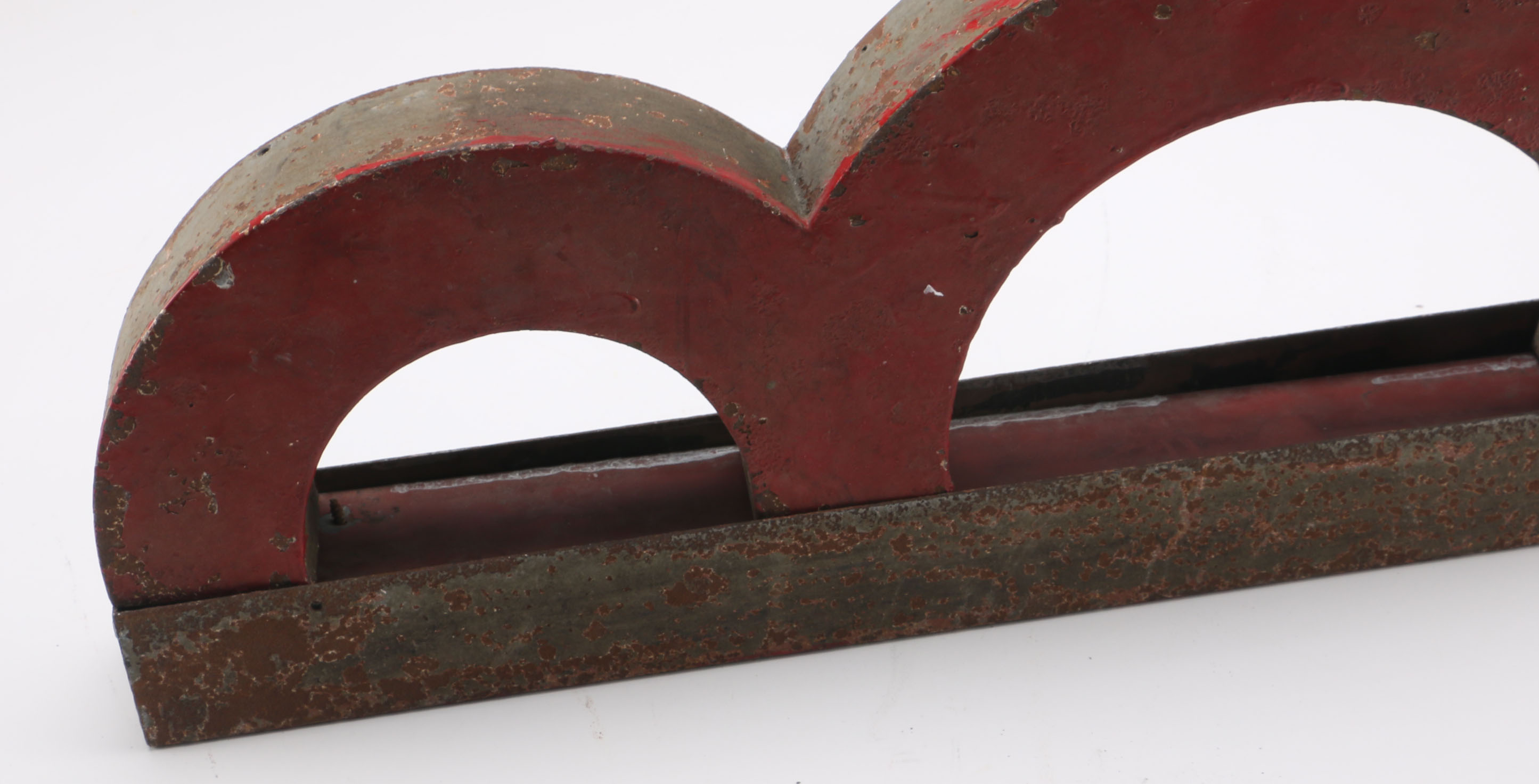 Vintage Rustic Metal Sculpture