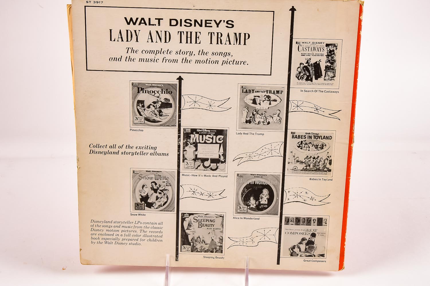 Walt Disney's "Lady and the Tramp" Record Album