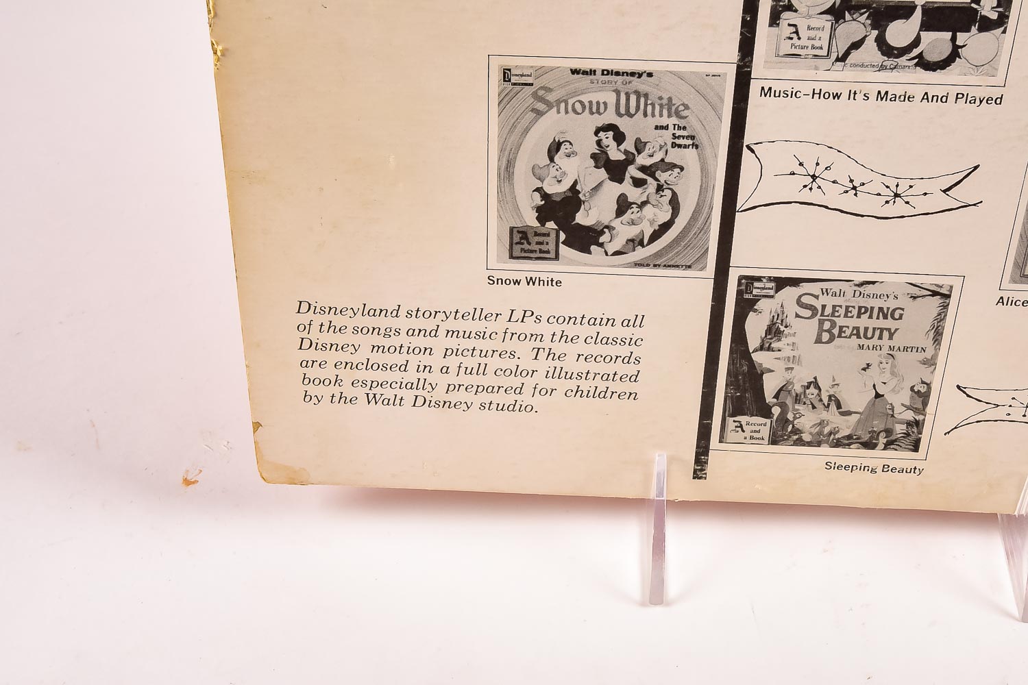 Walt Disney's "Lady and the Tramp" Record Album