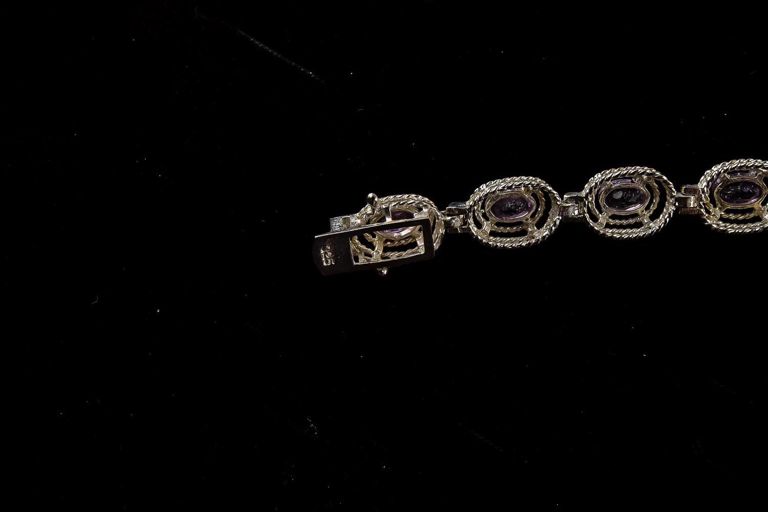 Sterling Silver and Aquamarine and Sterling Silver and Amethyst Bracelets