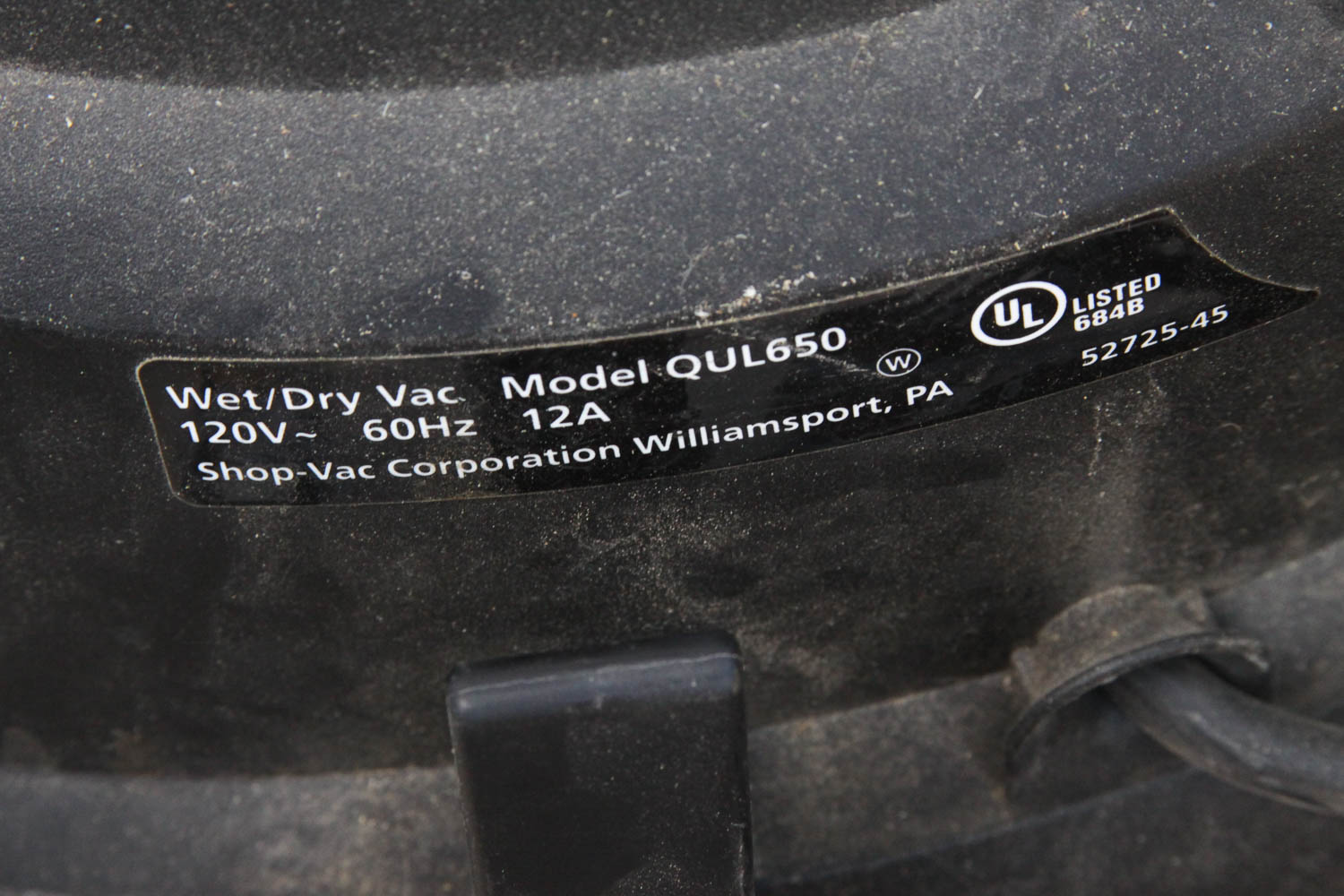 Shop Vac Ultra Pro 18 Gallon Wet/Dry Utility Vac