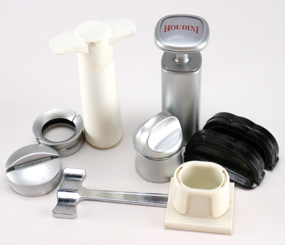 Wine Chiller, Bottle Opener and Wine Rack