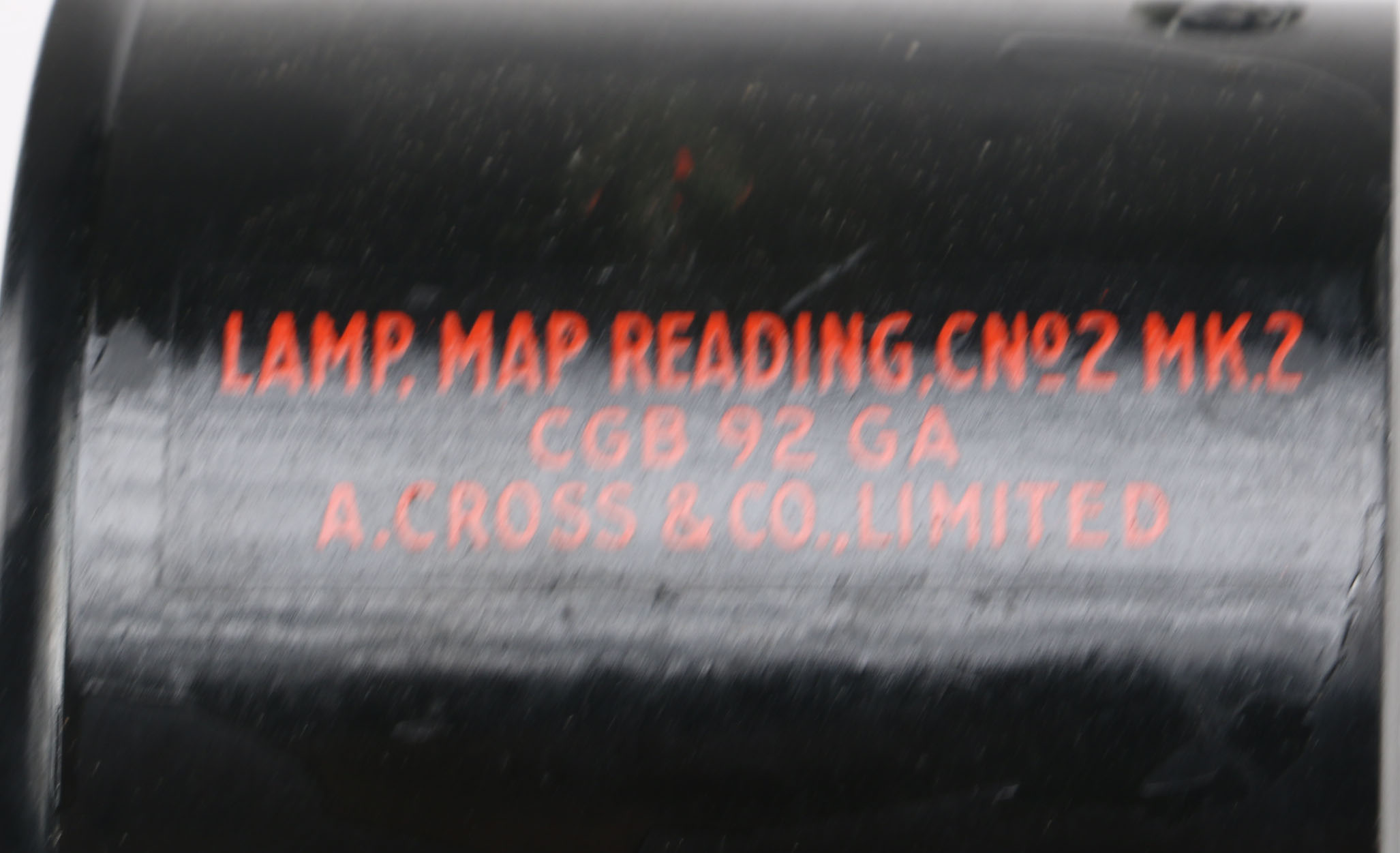 British WWII Map Reading Lamp