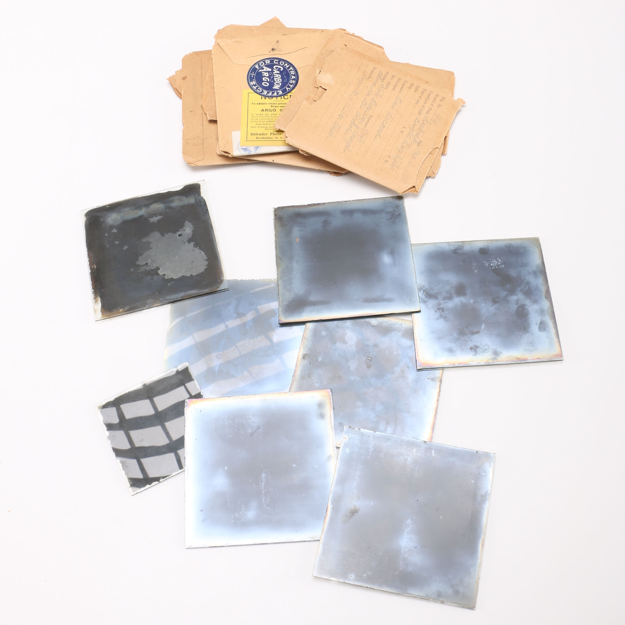 Antique Glass Plate Negatives