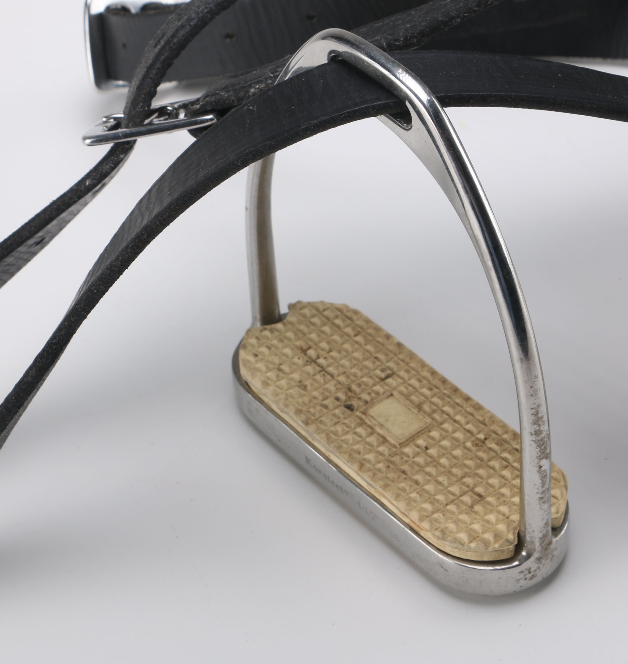 Pair of English Riding Stirrups and Leathers