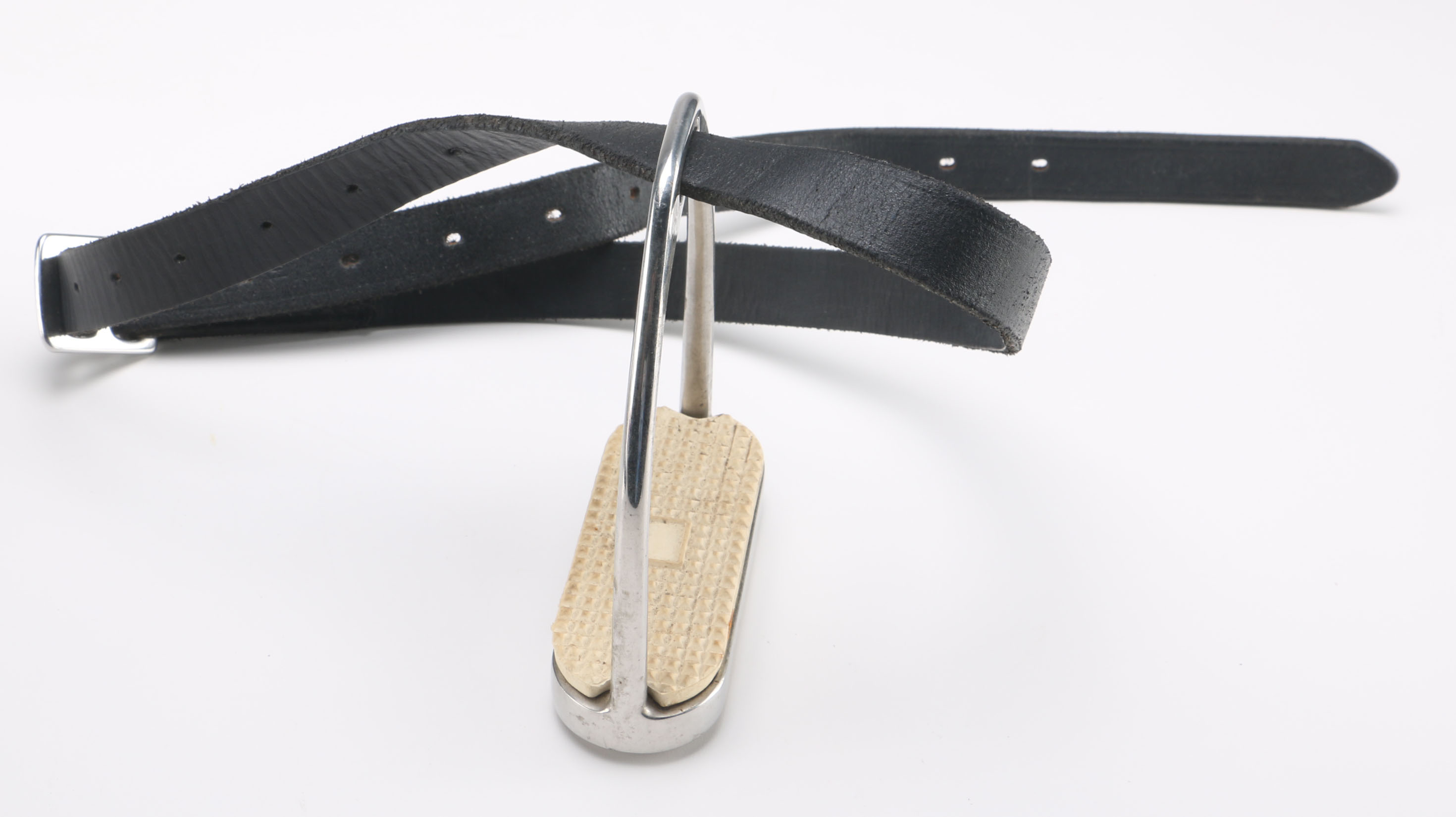 Pair of English Riding Stirrups and Leathers