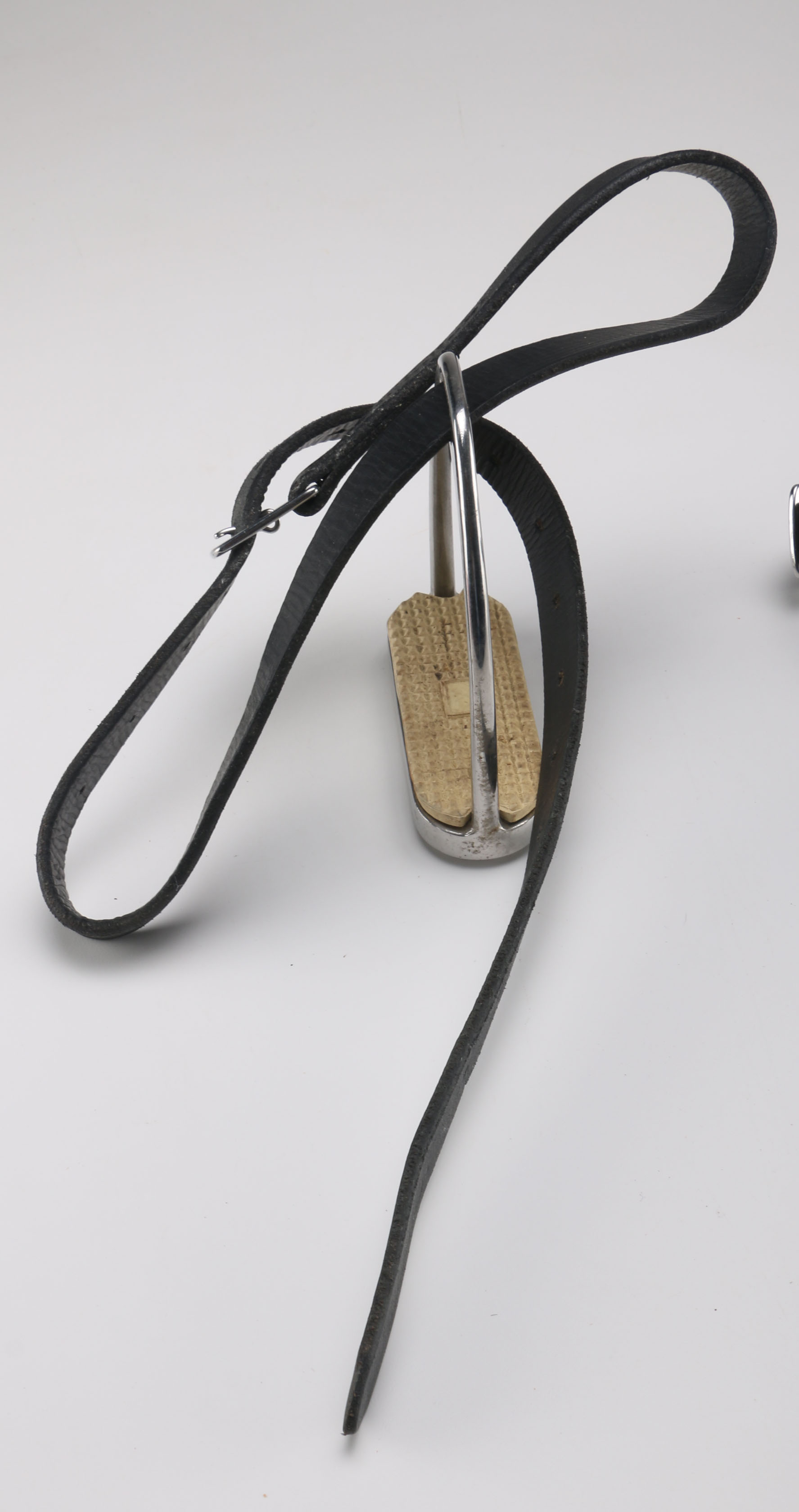 Pair of English Riding Stirrups and Leathers