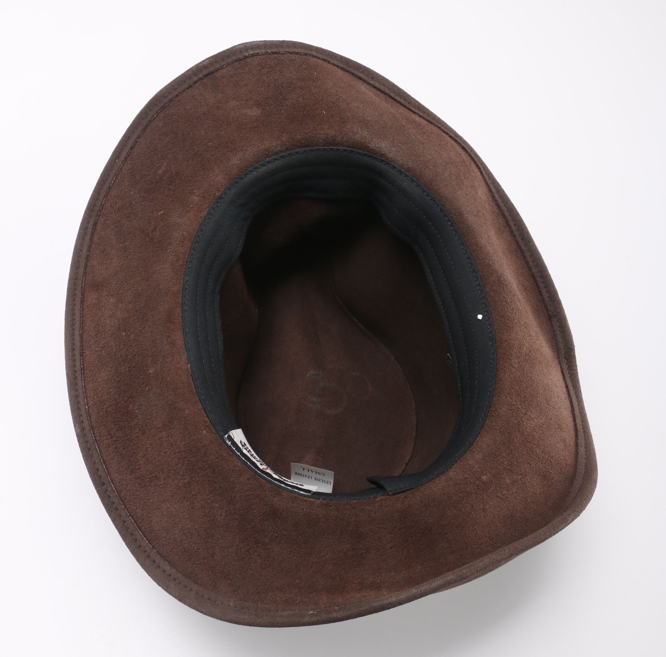 Brown Leather Hat