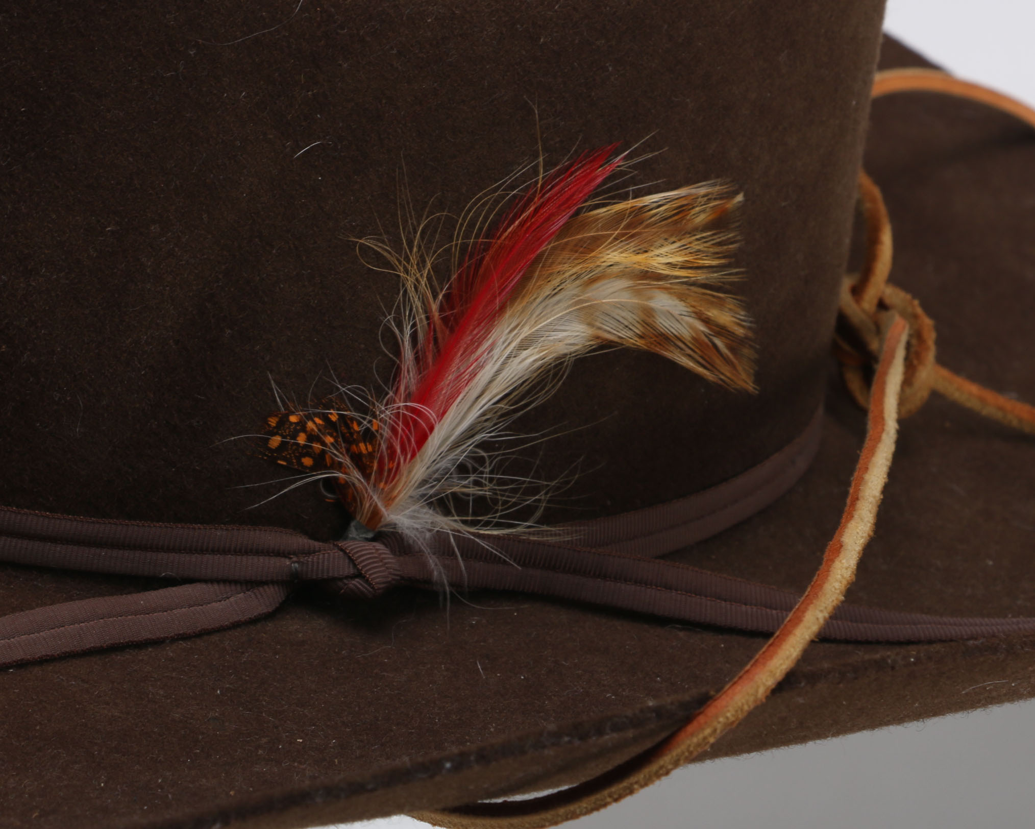 Cherokee Trading Post Brown Suede Cowboy Hat