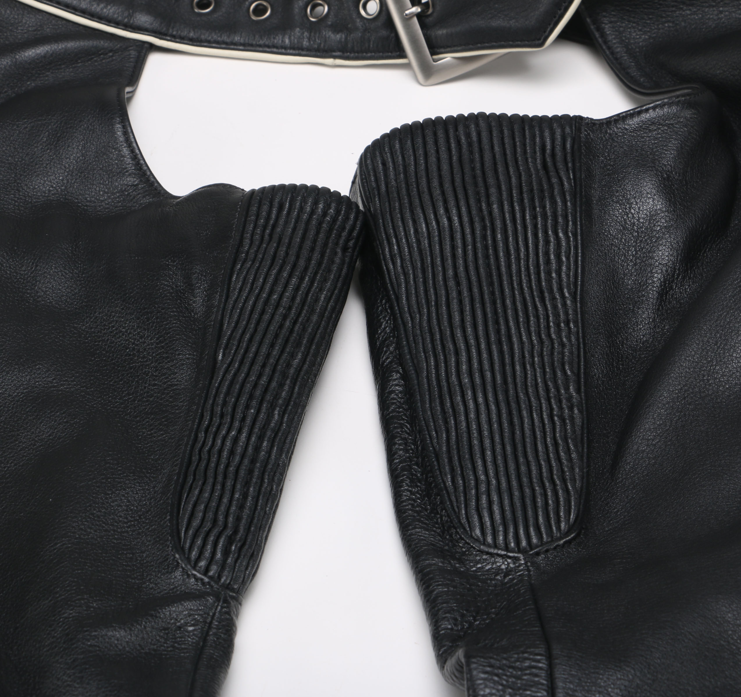 Pair of Harley-Davidson Black Leather Chaps