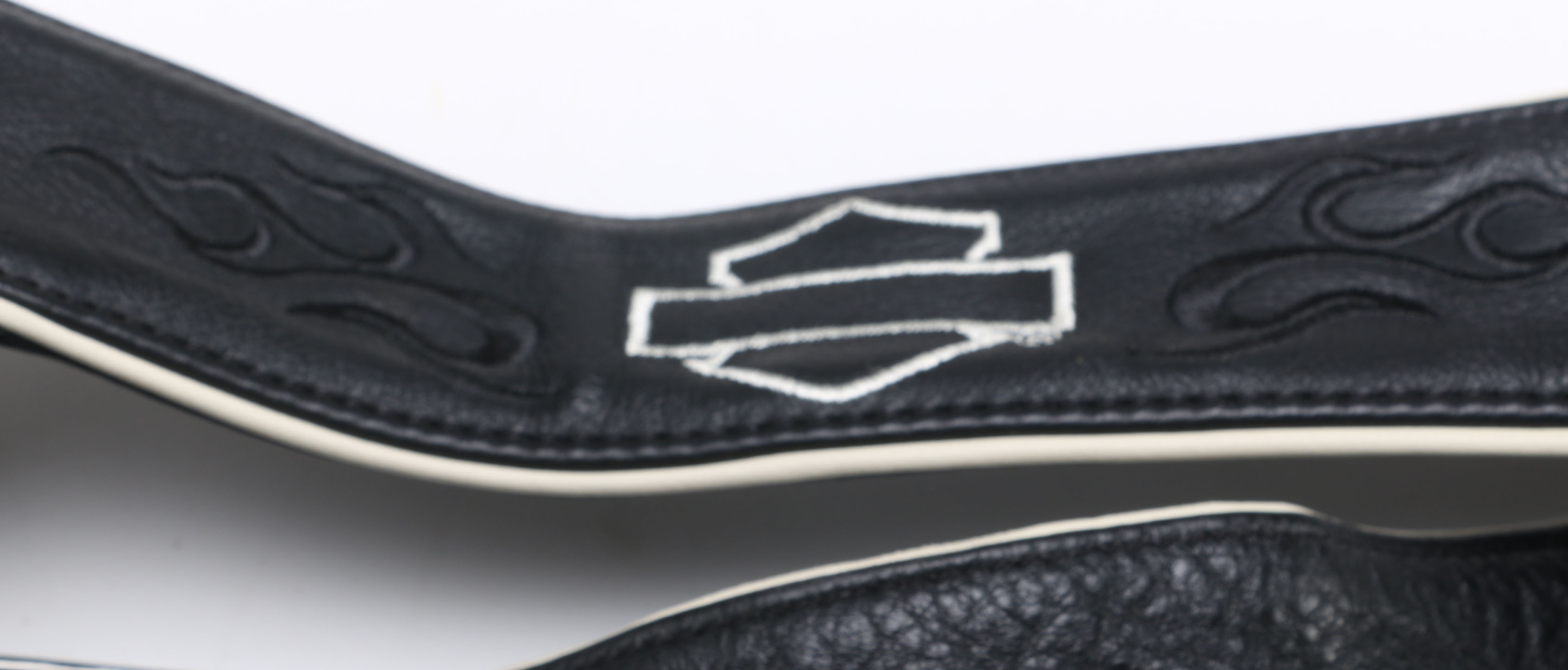 Pair of Harley-Davidson Black Leather Chaps