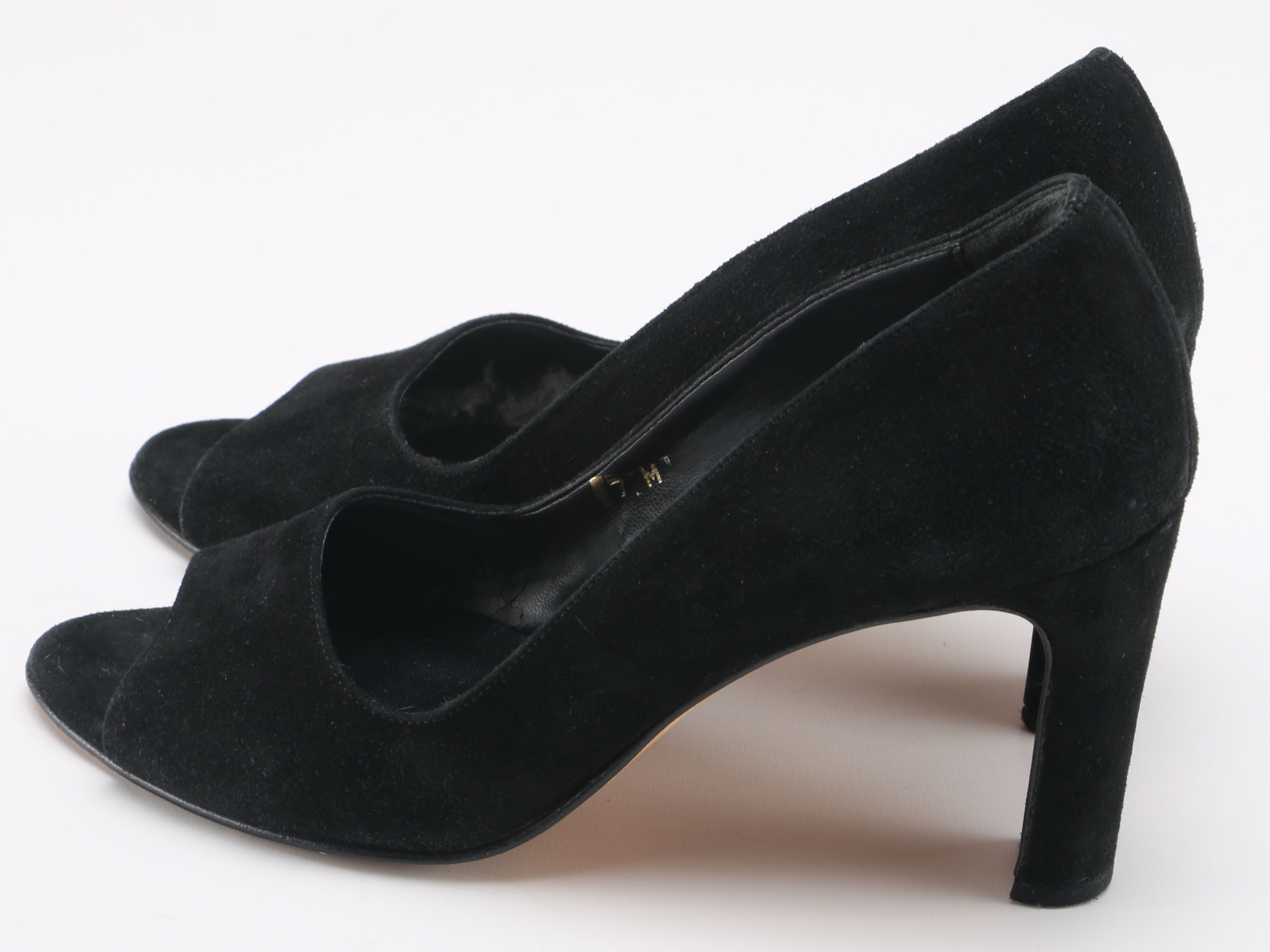 Pair of Larry Stuart Peep Toe Heels