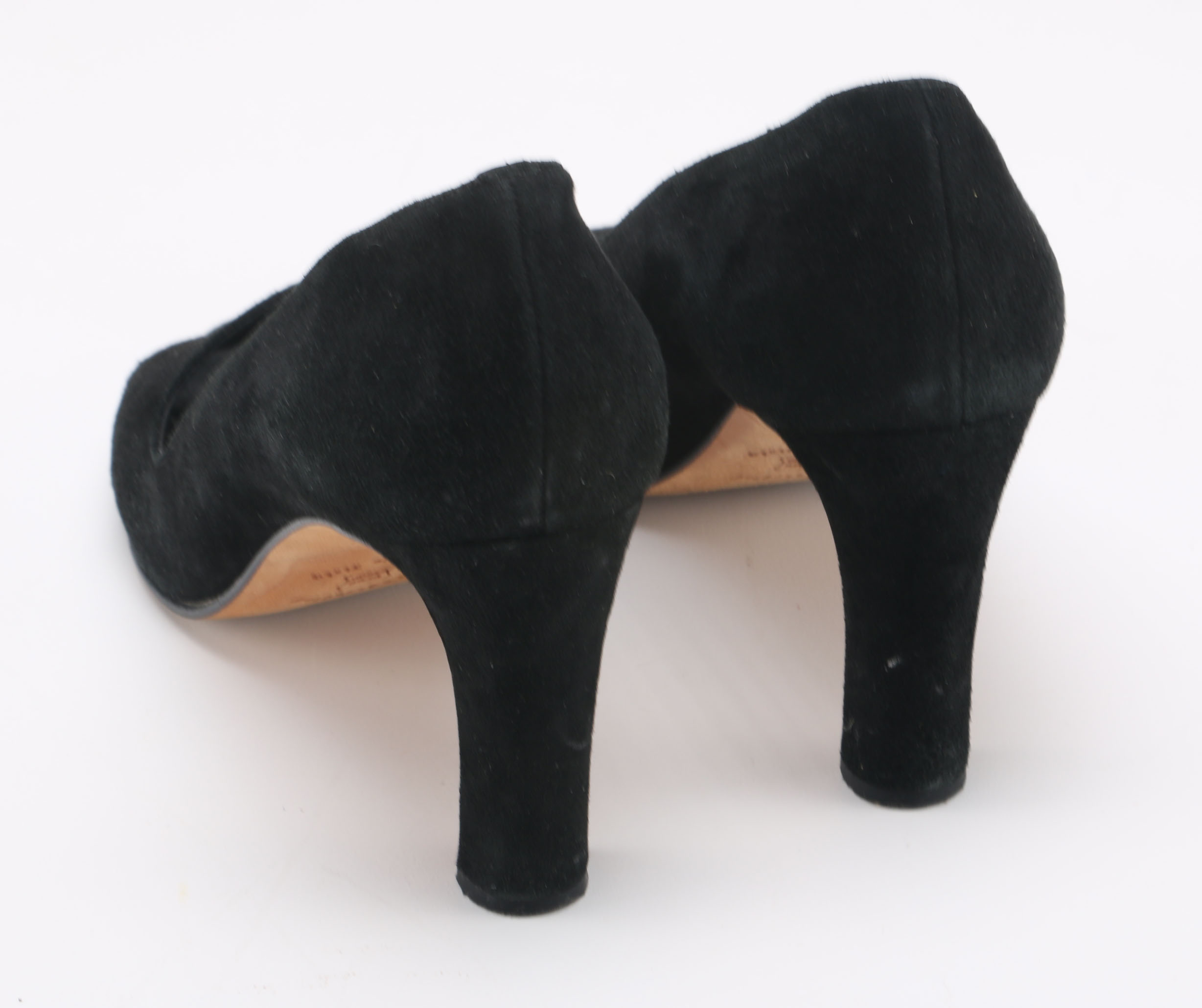 Pair of Larry Stuart Peep Toe Heels