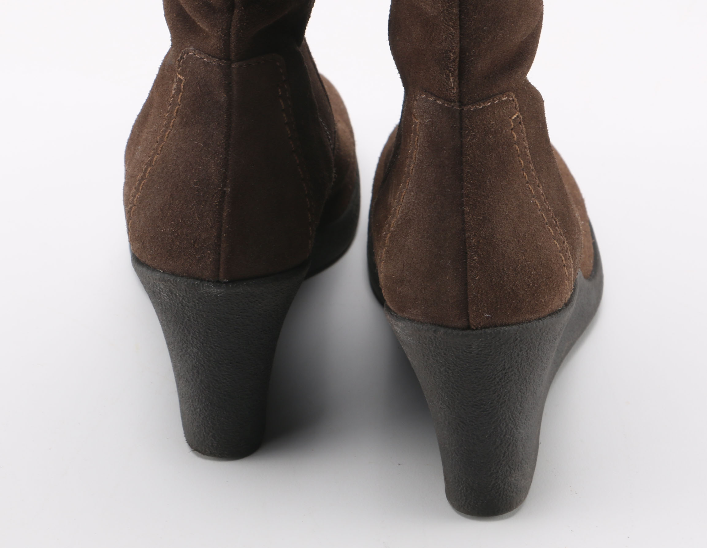 Pair of Aerosoles Dark Brown Suede Boots