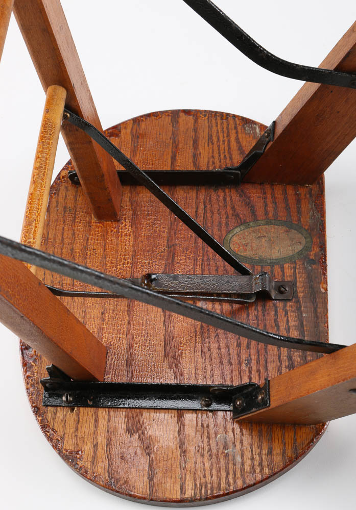 Wooden Folding Stool