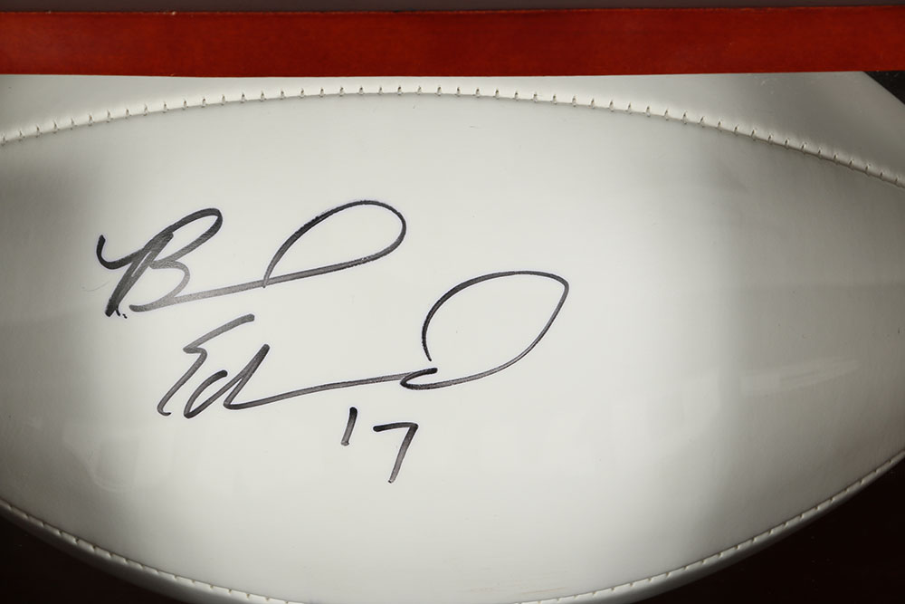 Small Set of Signed Braylon Edwards Memorabilia