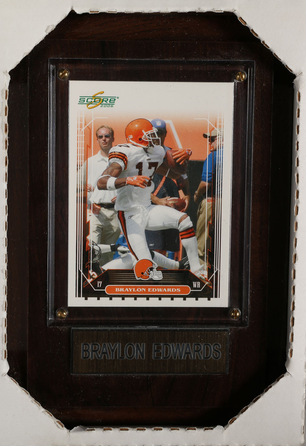 Small Set of Signed Braylon Edwards Memorabilia