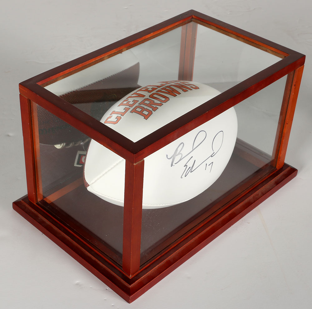 Small Set of Signed Braylon Edwards Memorabilia