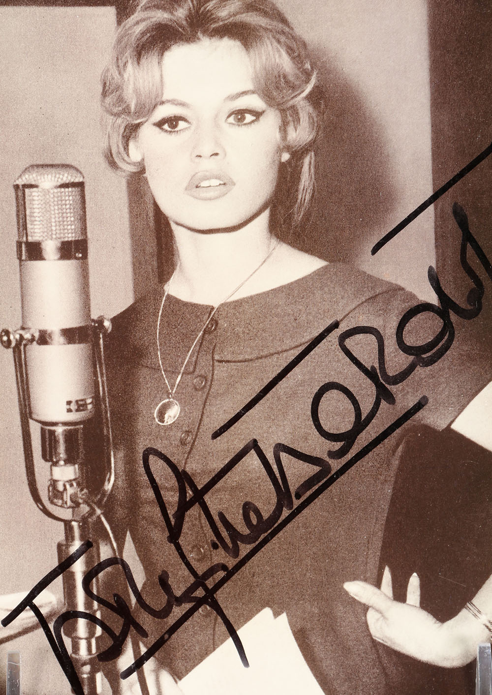 Autographed Photos by Jodie Foster and Brigitte Bardot