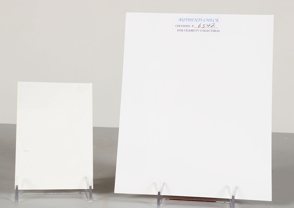 Autographed Photos by Jodie Foster and Brigitte Bardot