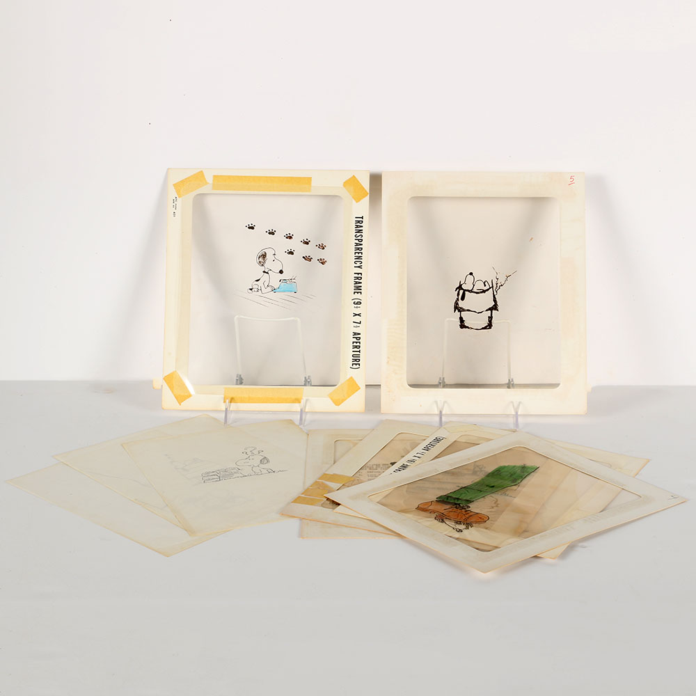 Charles Schulz Drawings and Animation Cels
