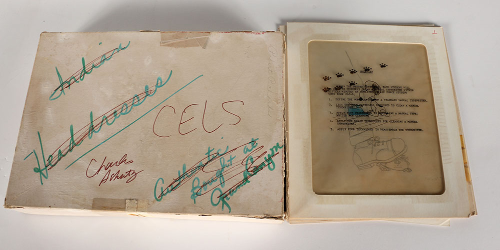 Charles Schulz Drawings and Animation Cels