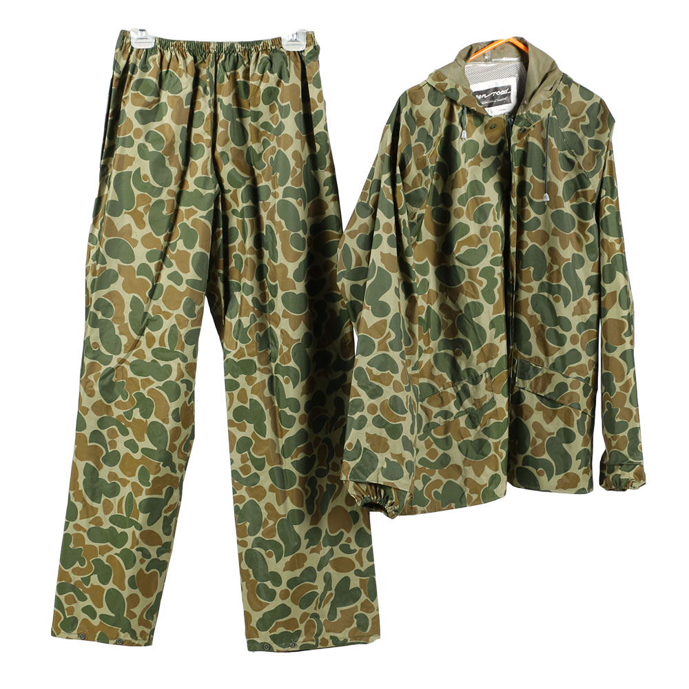 Open Road Camouflage Rain Suit