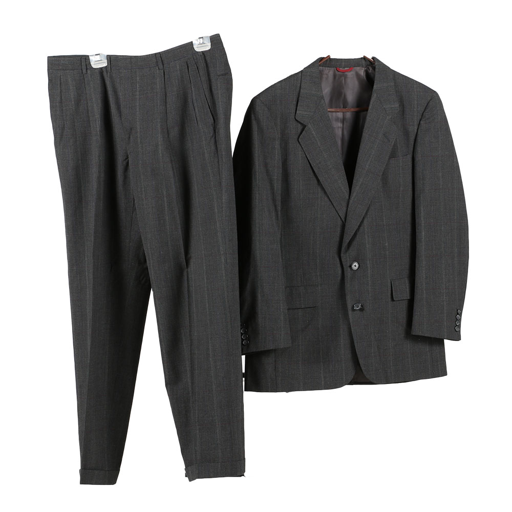 Hart Schaffner & Marx Wool Men's Suit