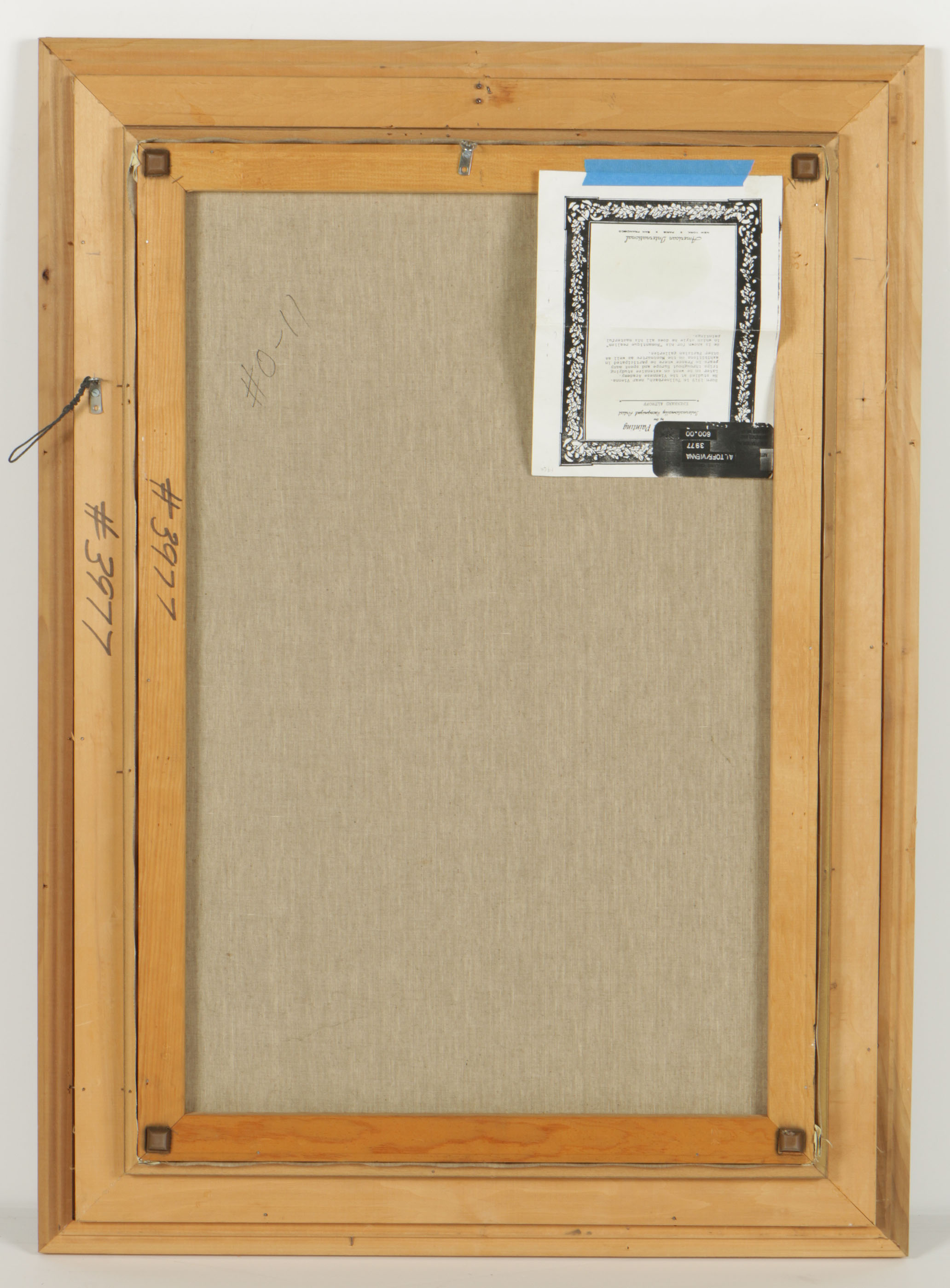 Eberhard Althoff Oil on Canvas "Vienna"