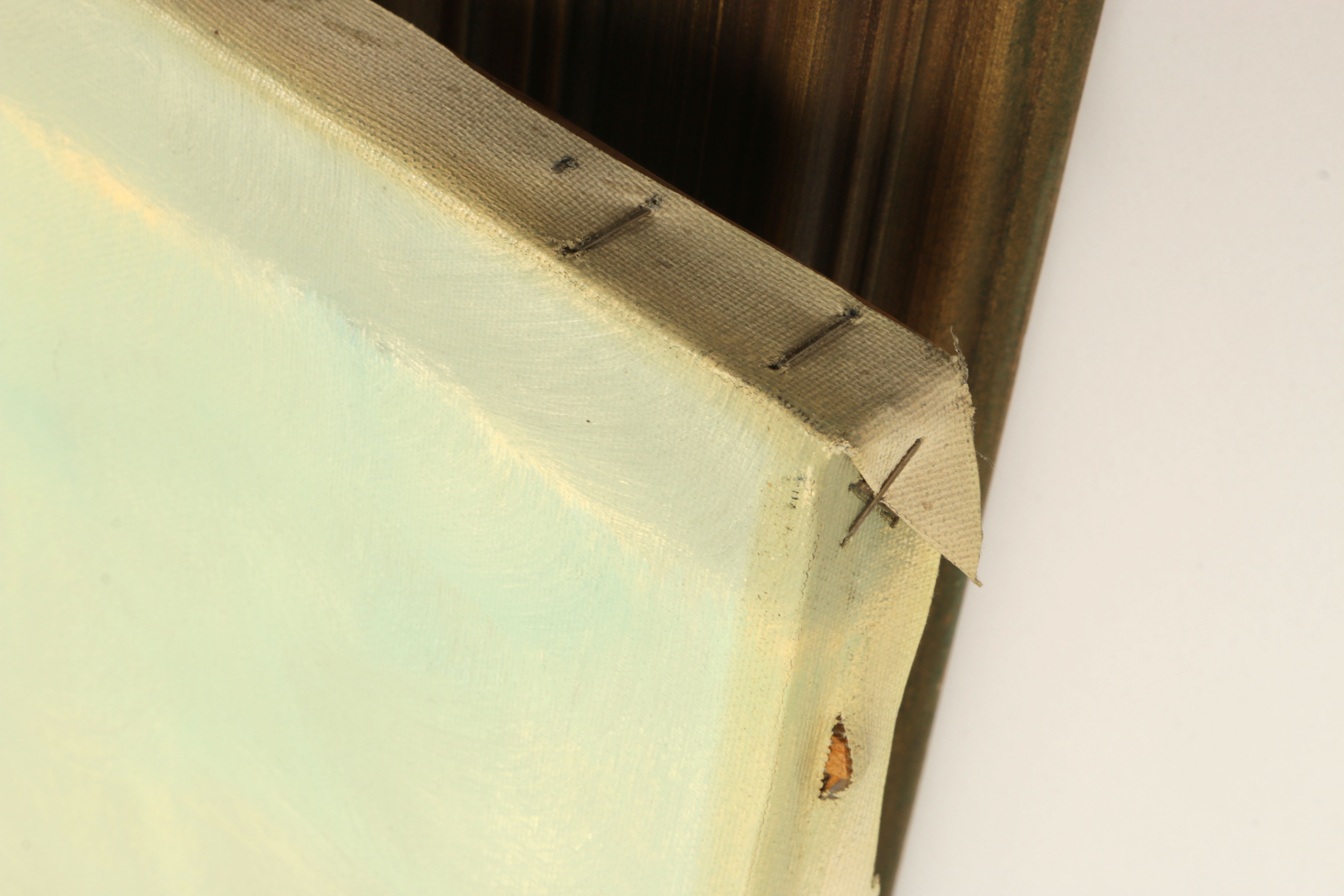 Wilmer Oil on Canvas of a Mountain Scene