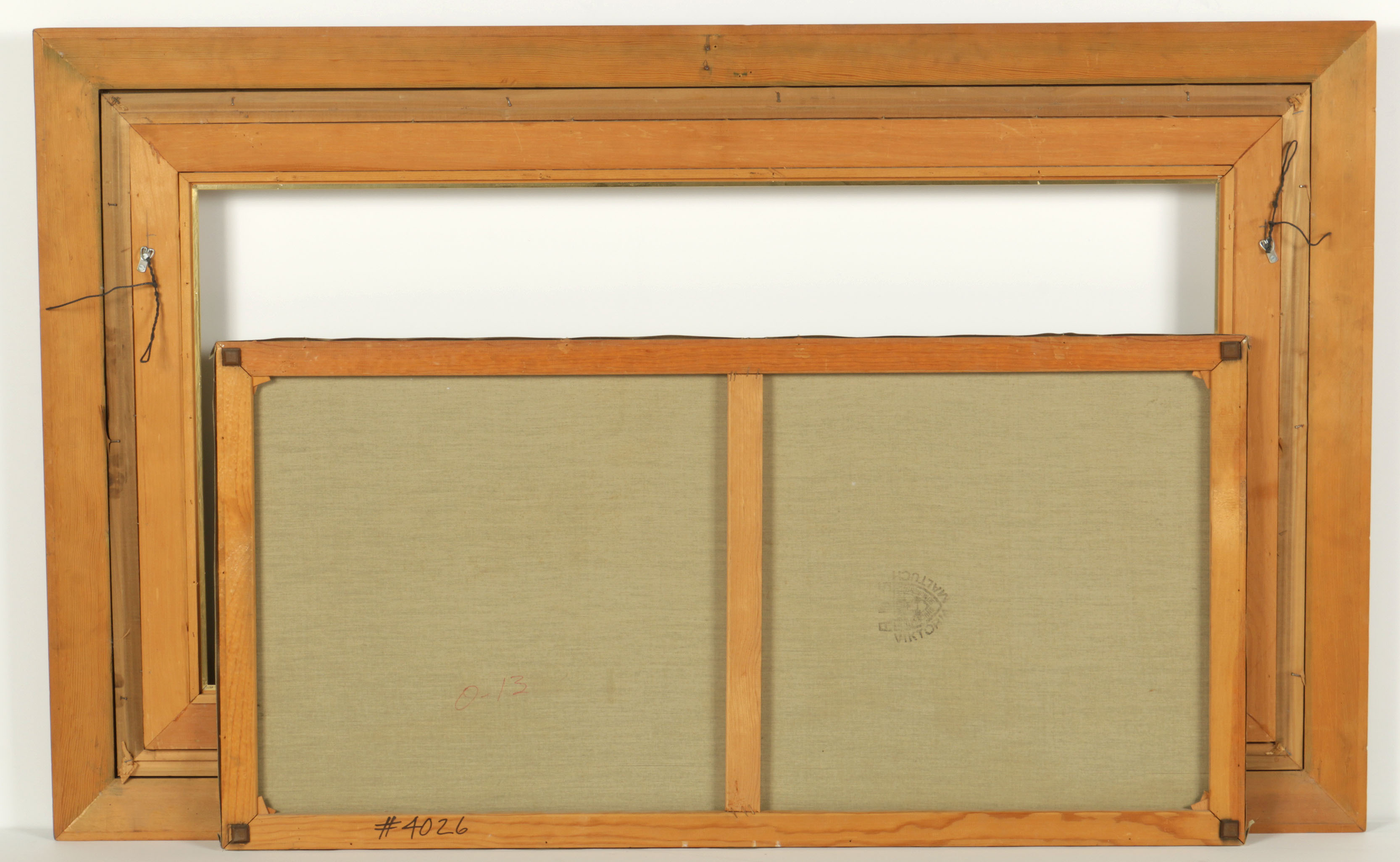 Wilmer Oil on Canvas of a Mountain Scene