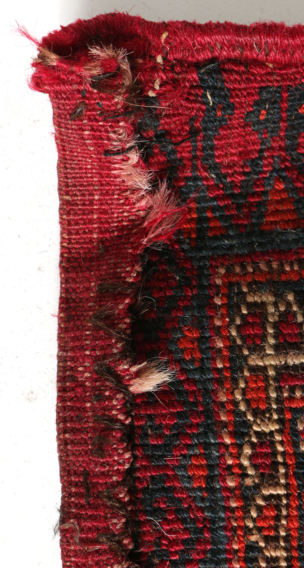 Vintage Handwoven Turkmen Bokhara Bag Face