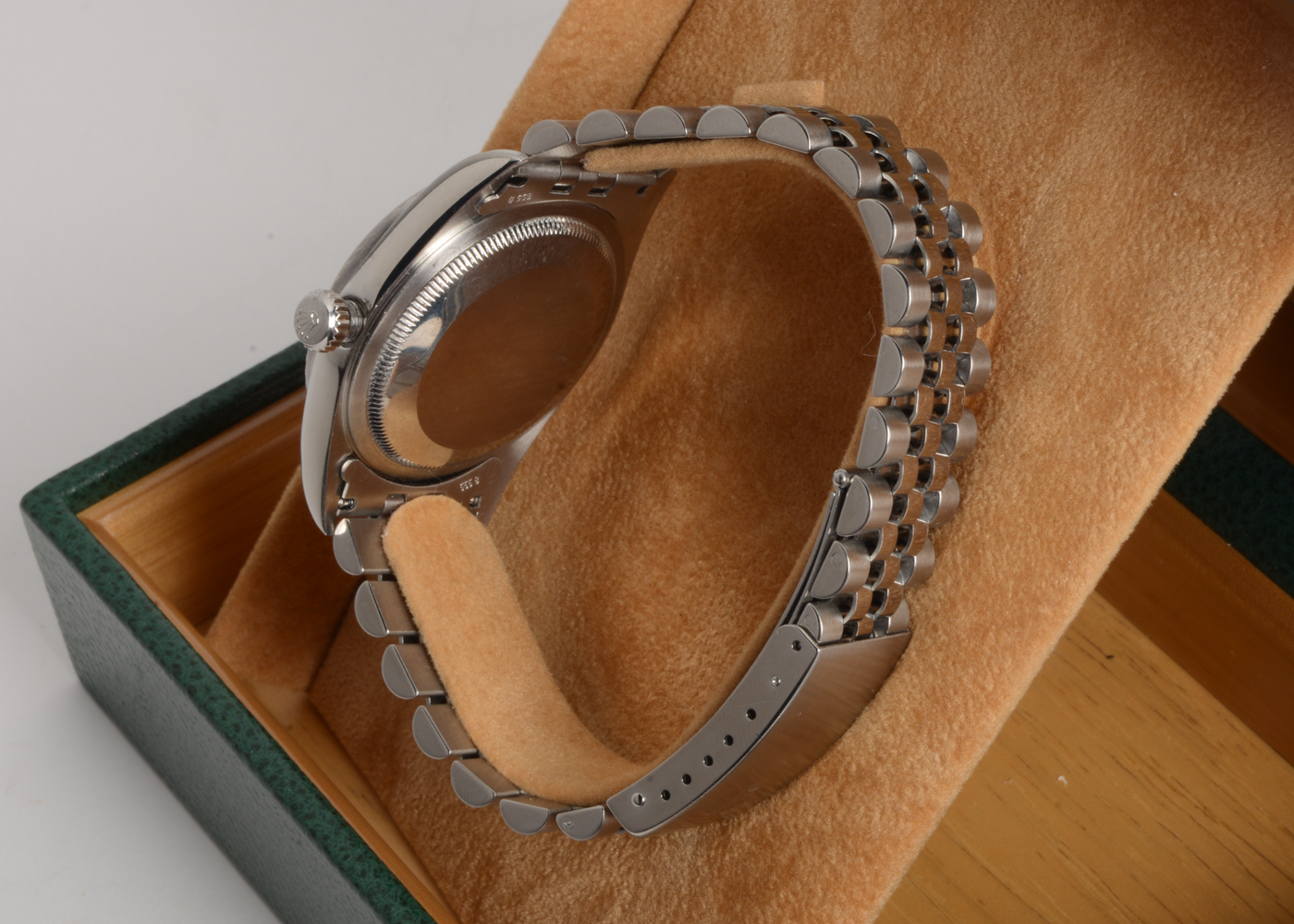 Rolex Datejust Steel 16220 36mm Silver Tapestry Automatic Watch