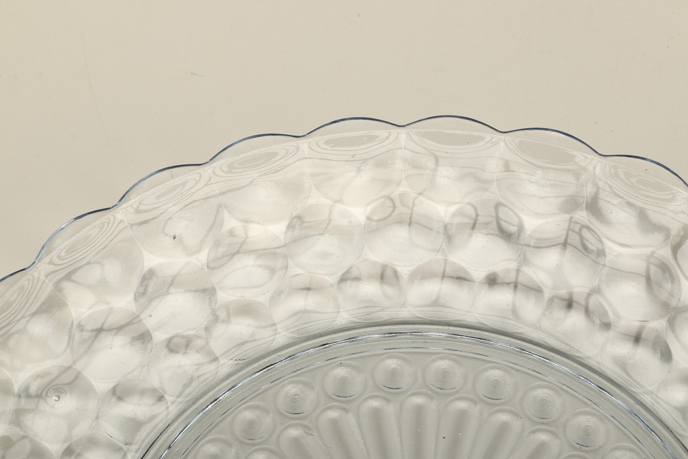 Blue Glass Serving Set